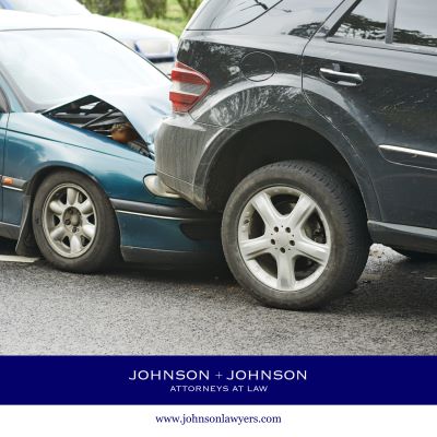 A car rear-ending another during an Edmund, SC rear-end collision