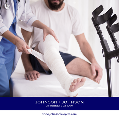 Medical professional wrapping a patient’s injured leg after an accident in Lake Murray of Richland, SC